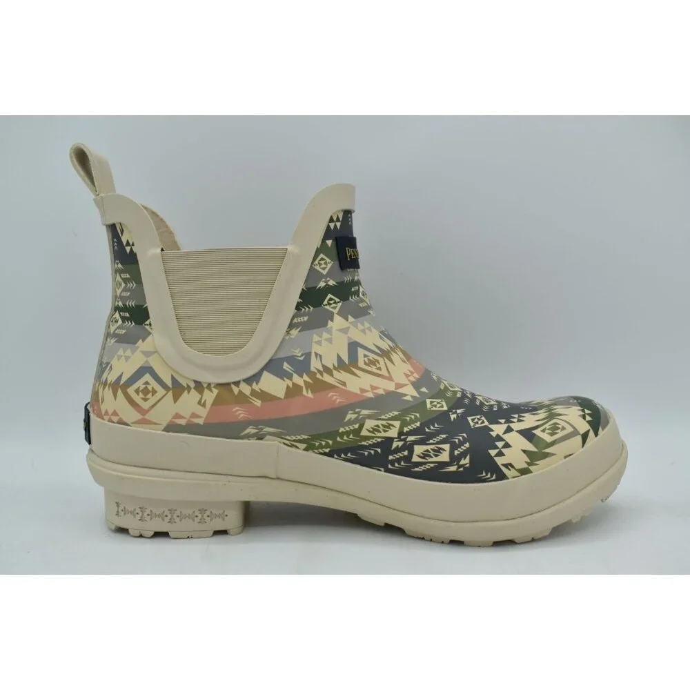 Pendleton‎ Womens Size 7 Agate Beach Fog Waterproof Chelsea Rain Boots Shoes